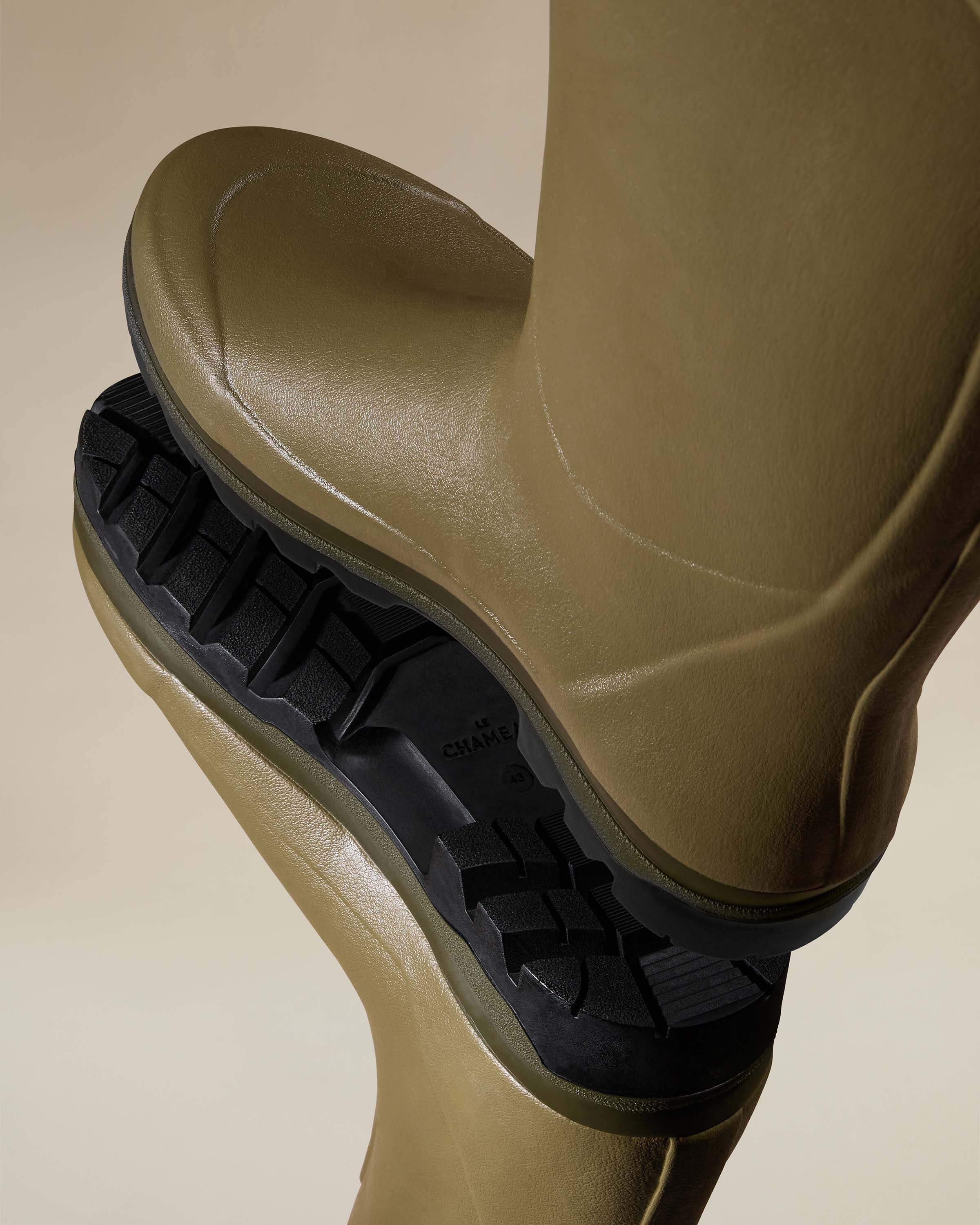 Men's Country Cross Neoprene Lined Wellington Boot - Iconic Green - Image 3