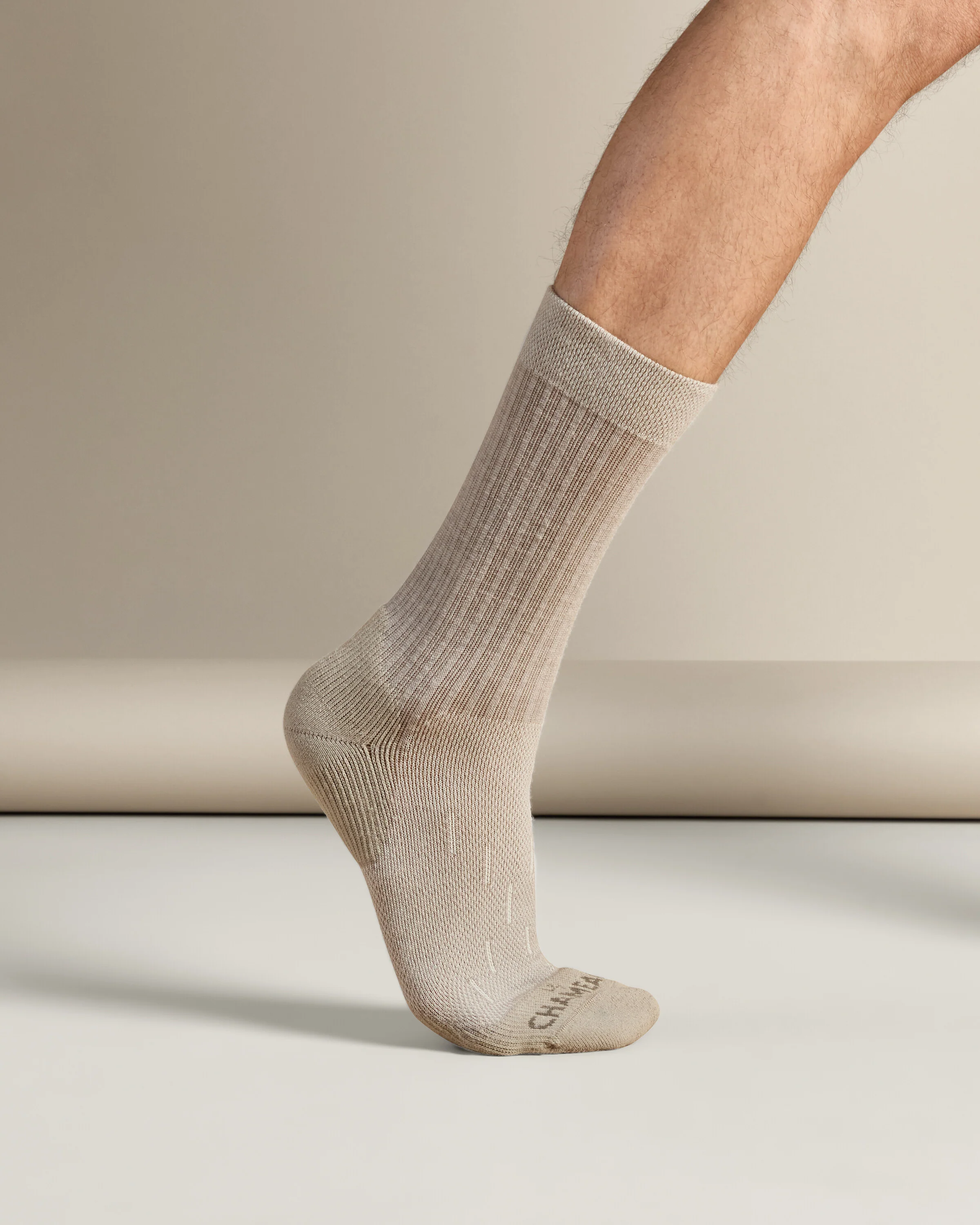 Country Cross Socks - Oatmeal - Image 4