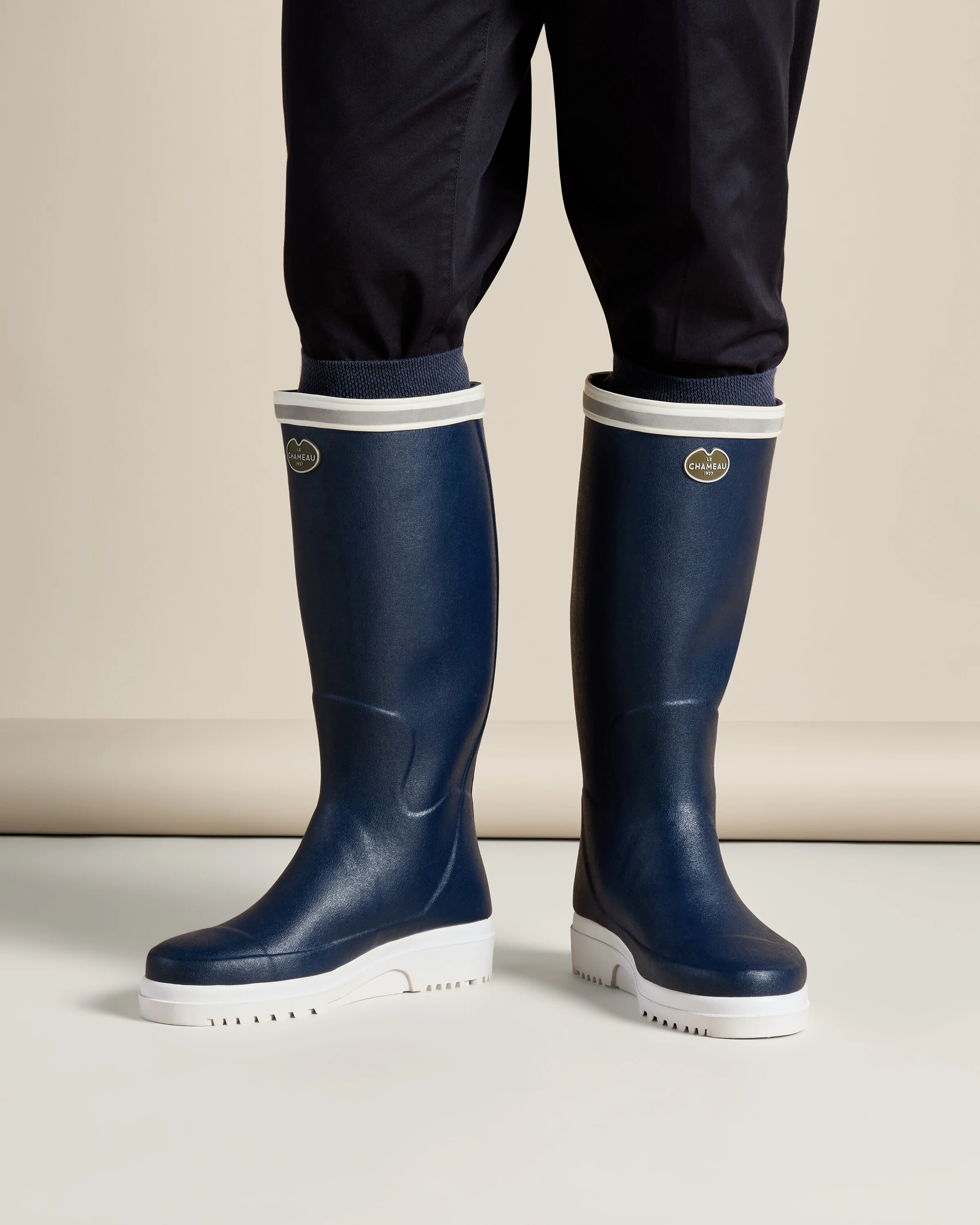 Men's Marine Evo Ponti Lined Wellington Boot - Marine Blue - Image 6