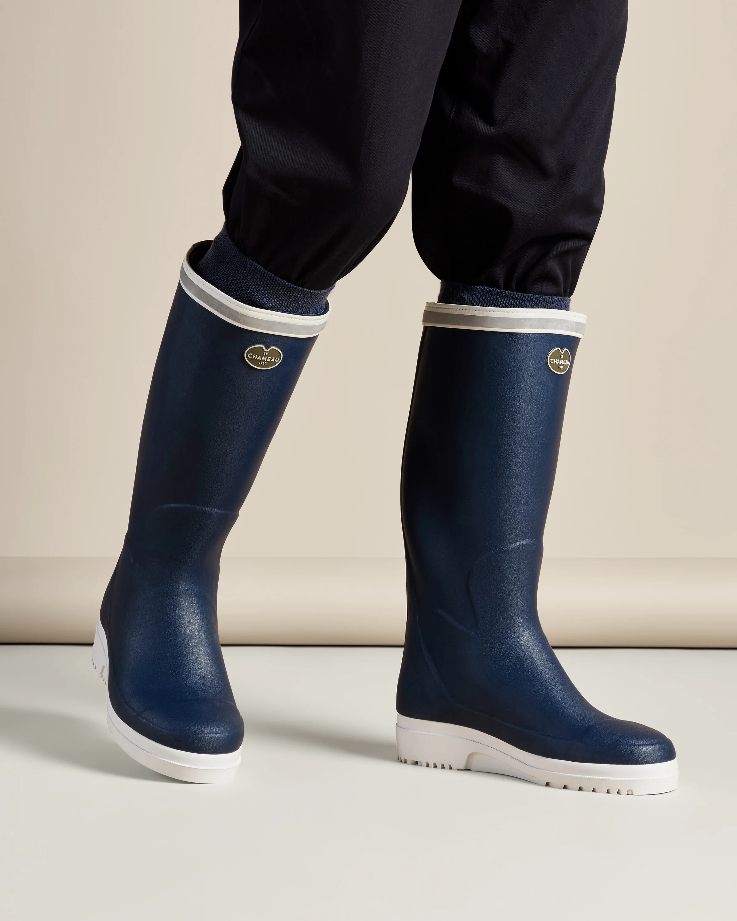 Men's Marinord Evo Neoprene Lined Wellington Boot - Marine Blue - Image 6