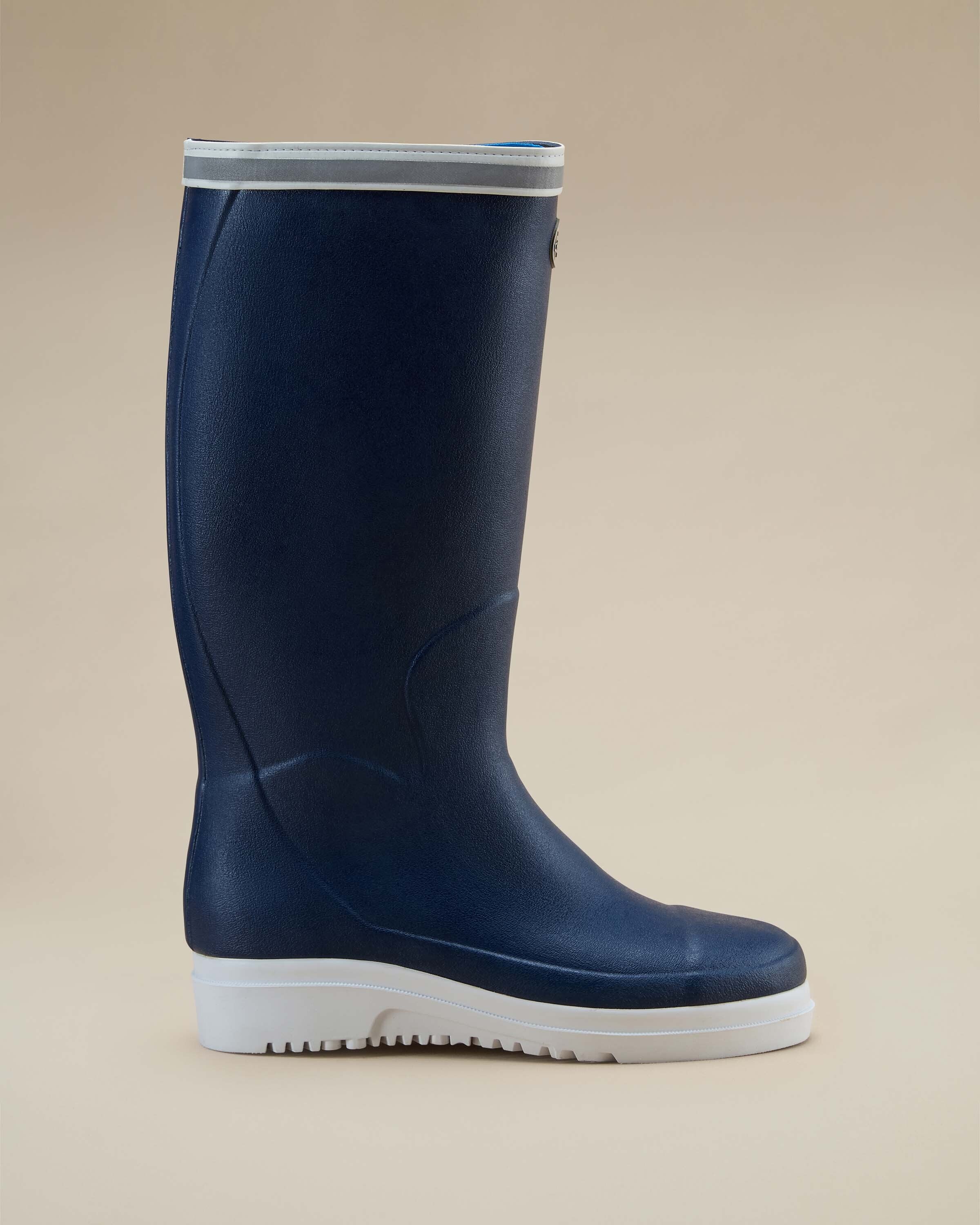 Men's Marinord Evo Neoprene Lined Wellington Boot - Marine Blue - Image 9