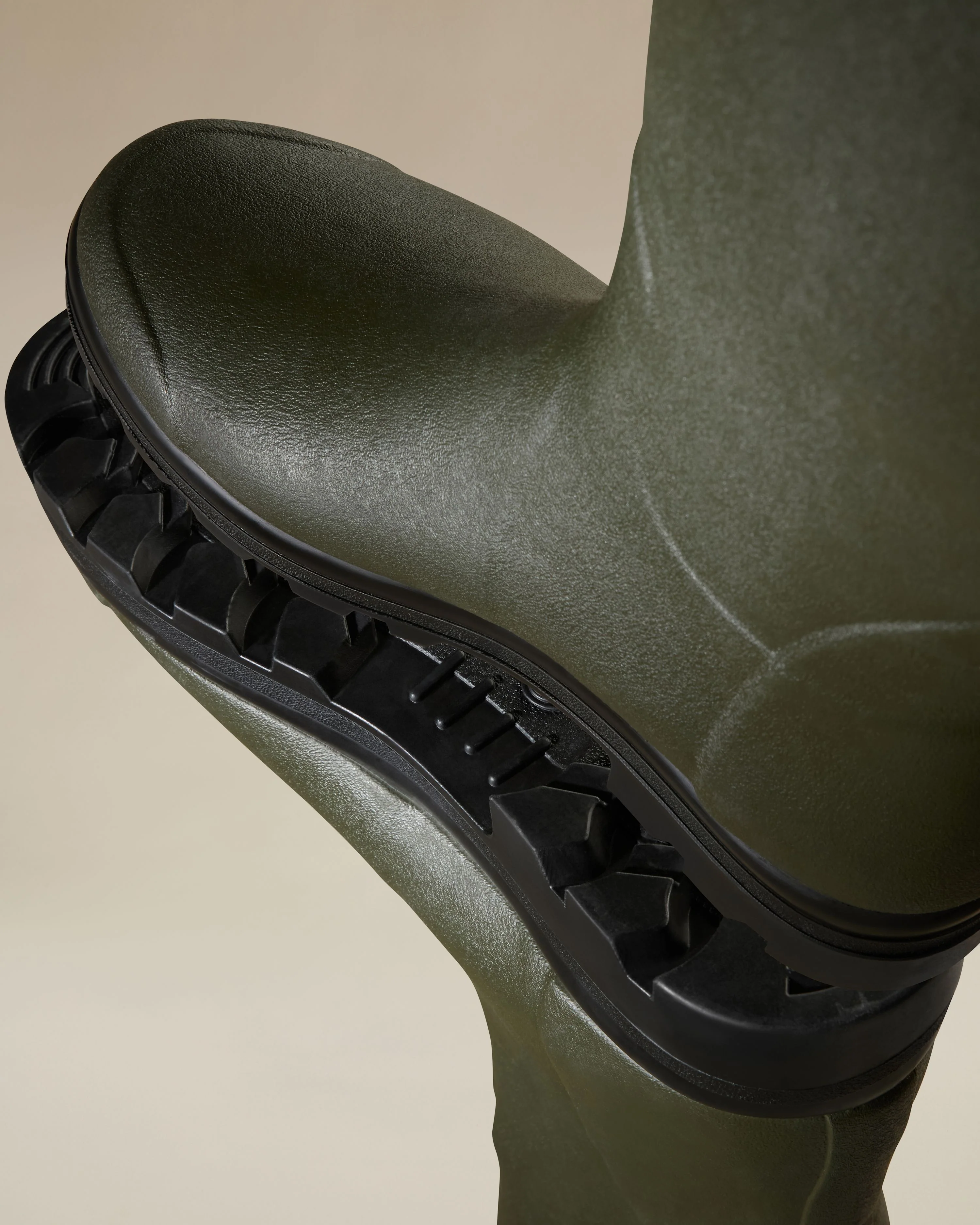 Men's National Trust Vierzon Jersey Lined Wellington Boot - Oak Green - Image 5