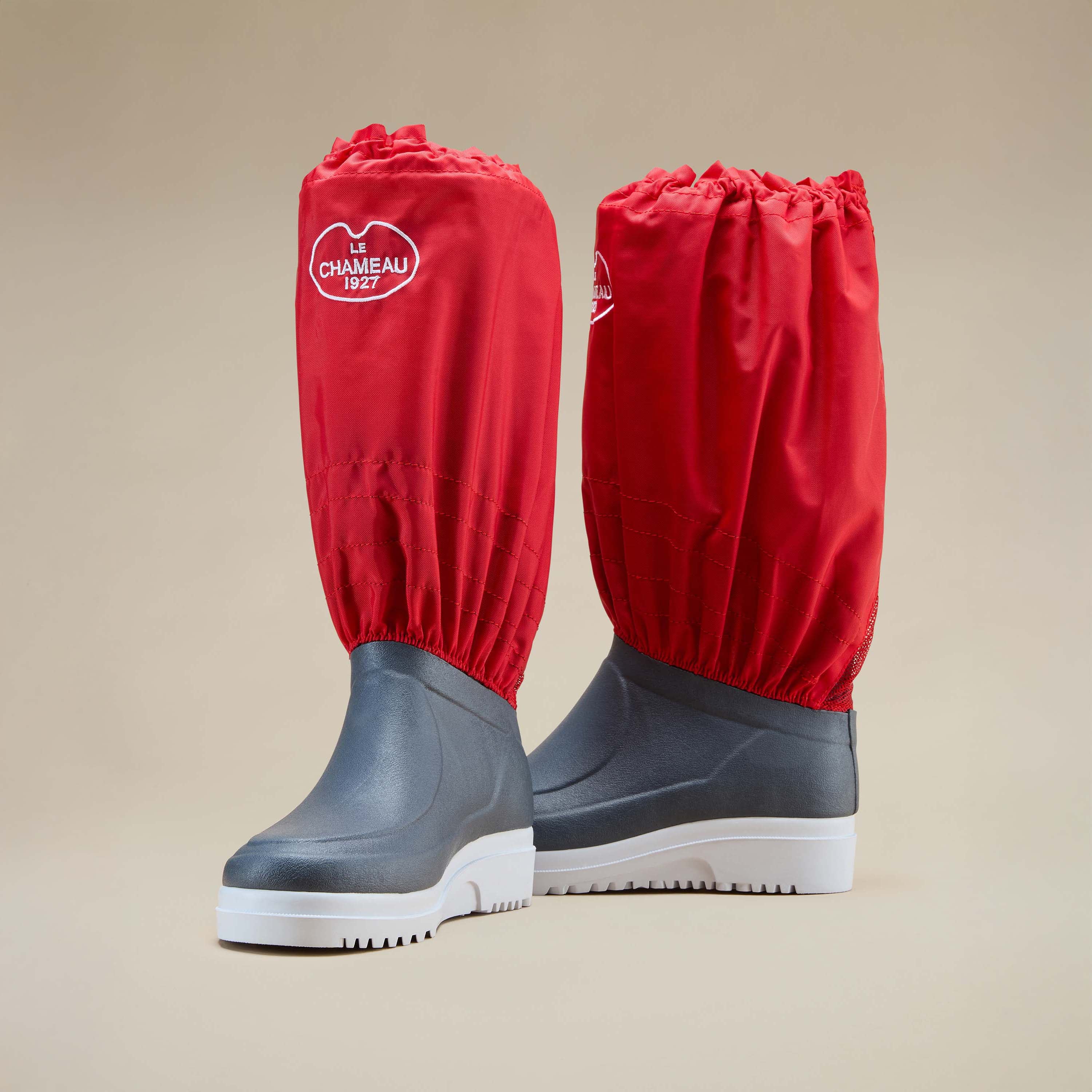 Men's Neptune Neoprene Lined Wellington Boot - Gris Foncé - Image 5