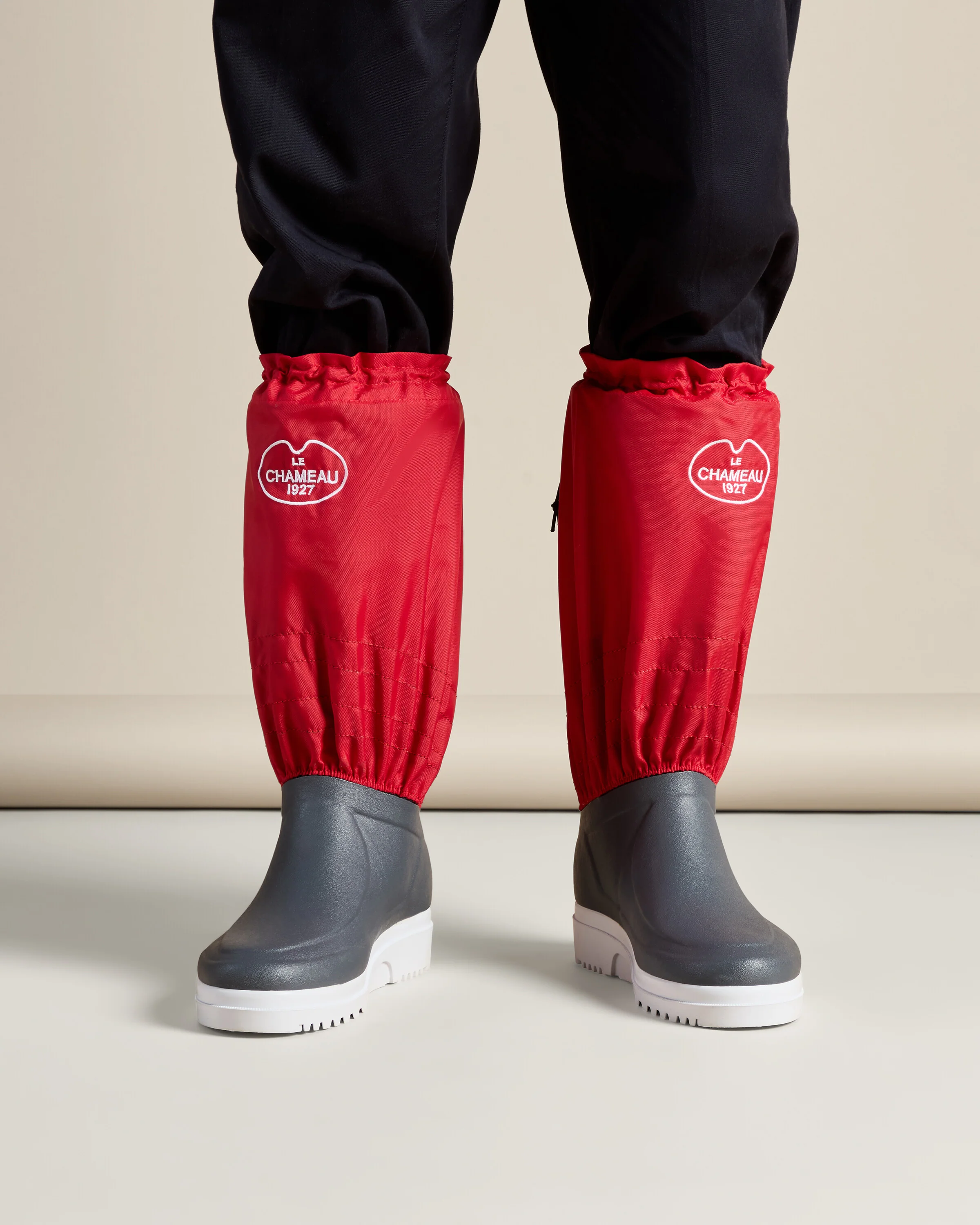 Men's Neptune Neoprene Lined Wellington Boot - Gris Foncé - Image 6