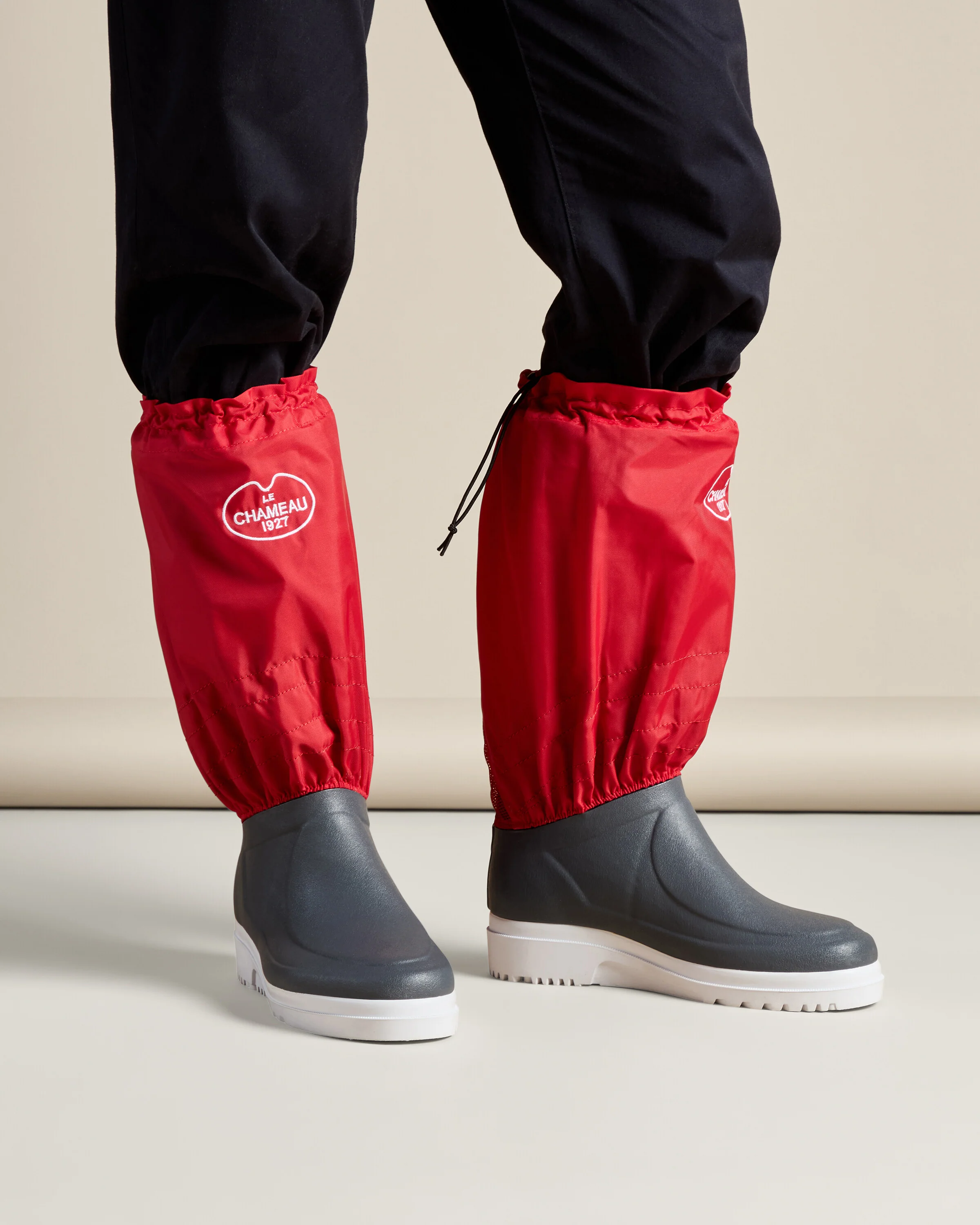 Men's Neptune Neoprene Lined Wellington Boot - Gris Foncé - Image 8