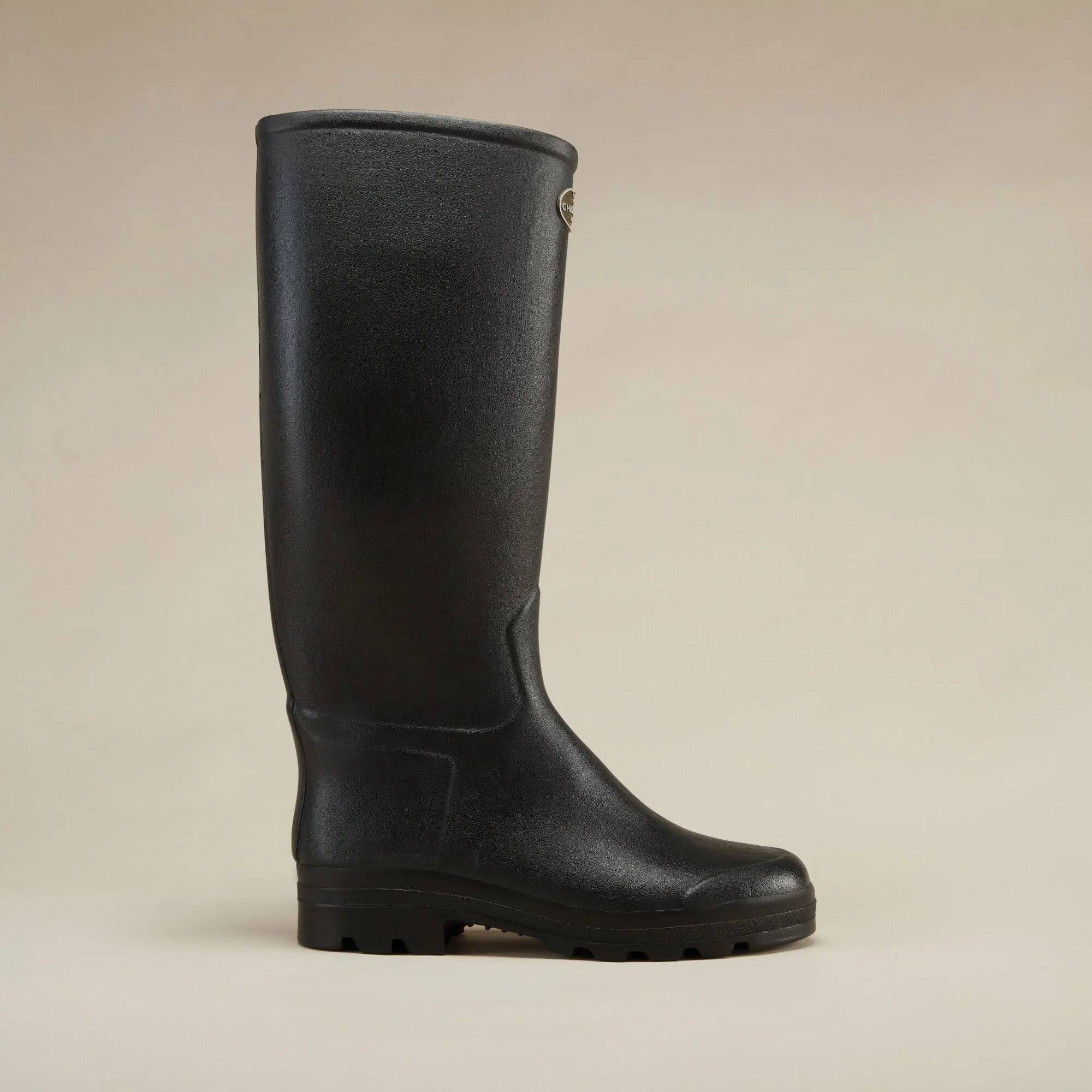 Men's Saint Hubert Leather Lined Wellington Boot - Black - Image 10