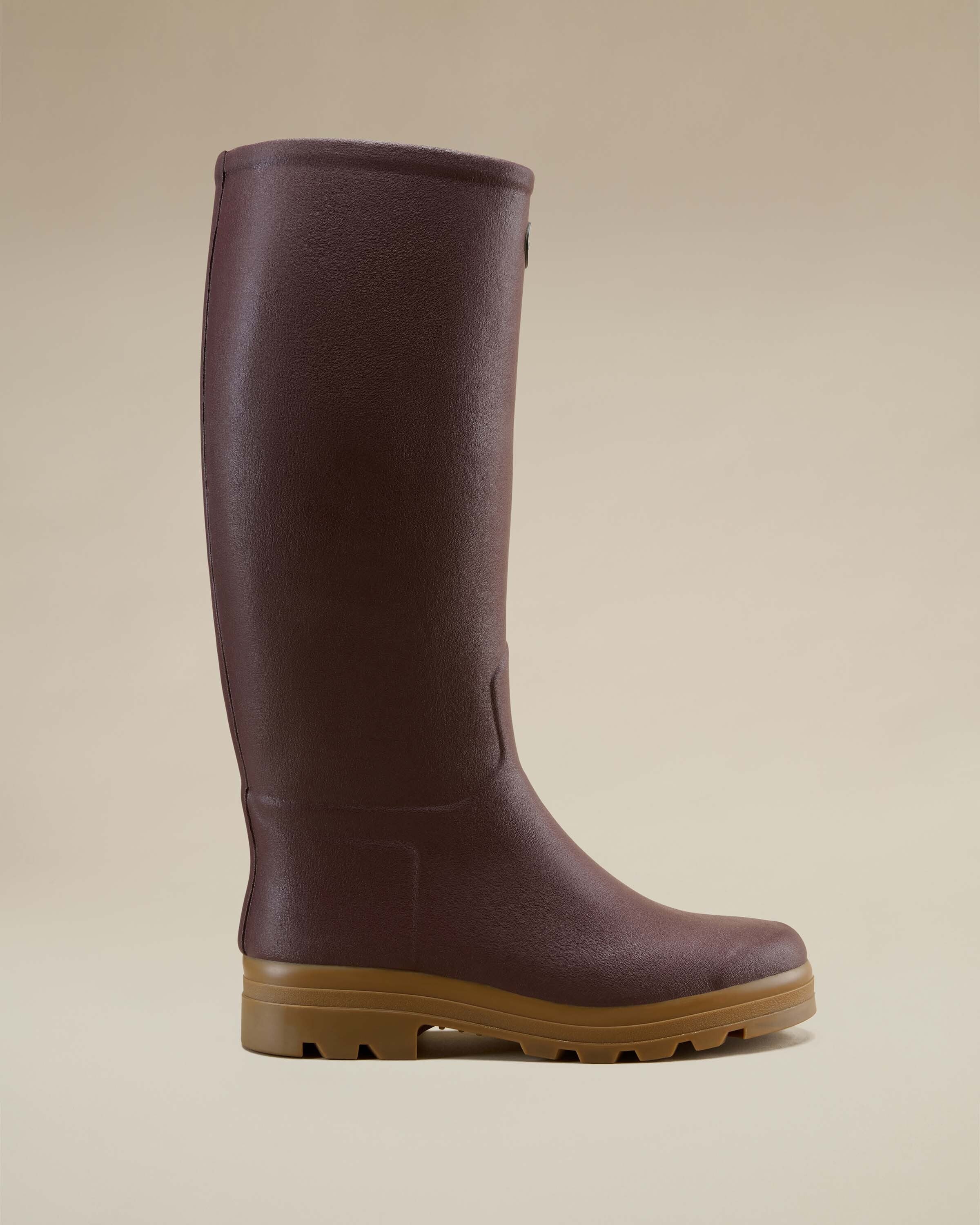 Men's Saint Hubert Leather Lined Wellington Boot - Brown - Image 9