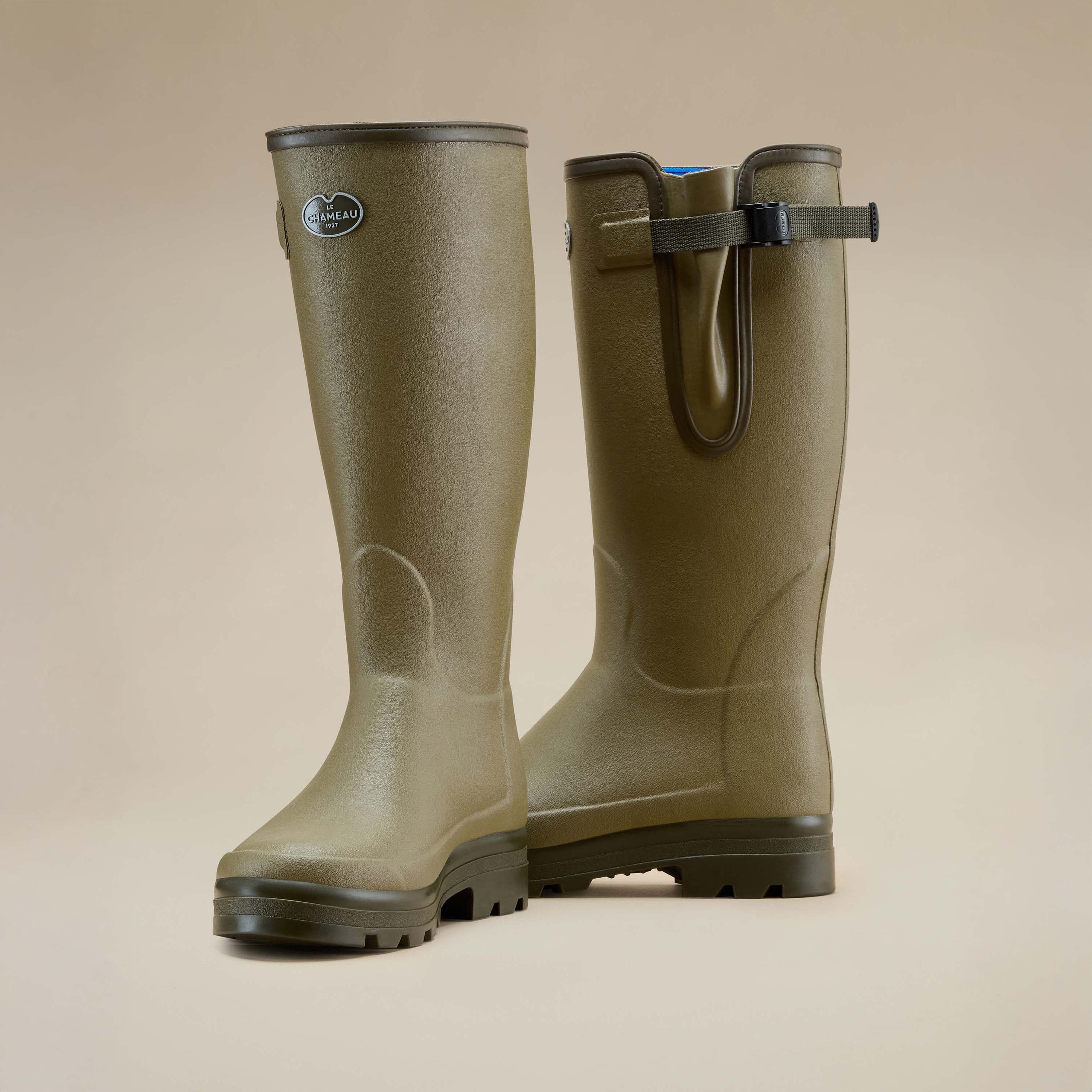 Men's Vierzonord Neoprene Lined Wellington Boot - Iconic Green - Image 5
