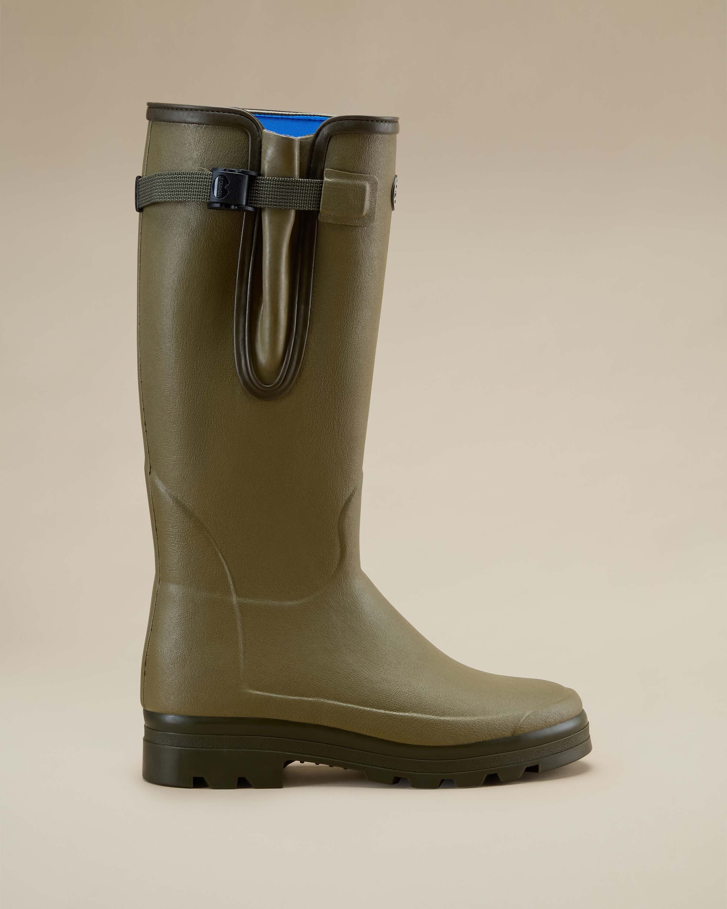 Men's Vierzonord Neoprene Lined Wellington Boot - Iconic Green - Image 7