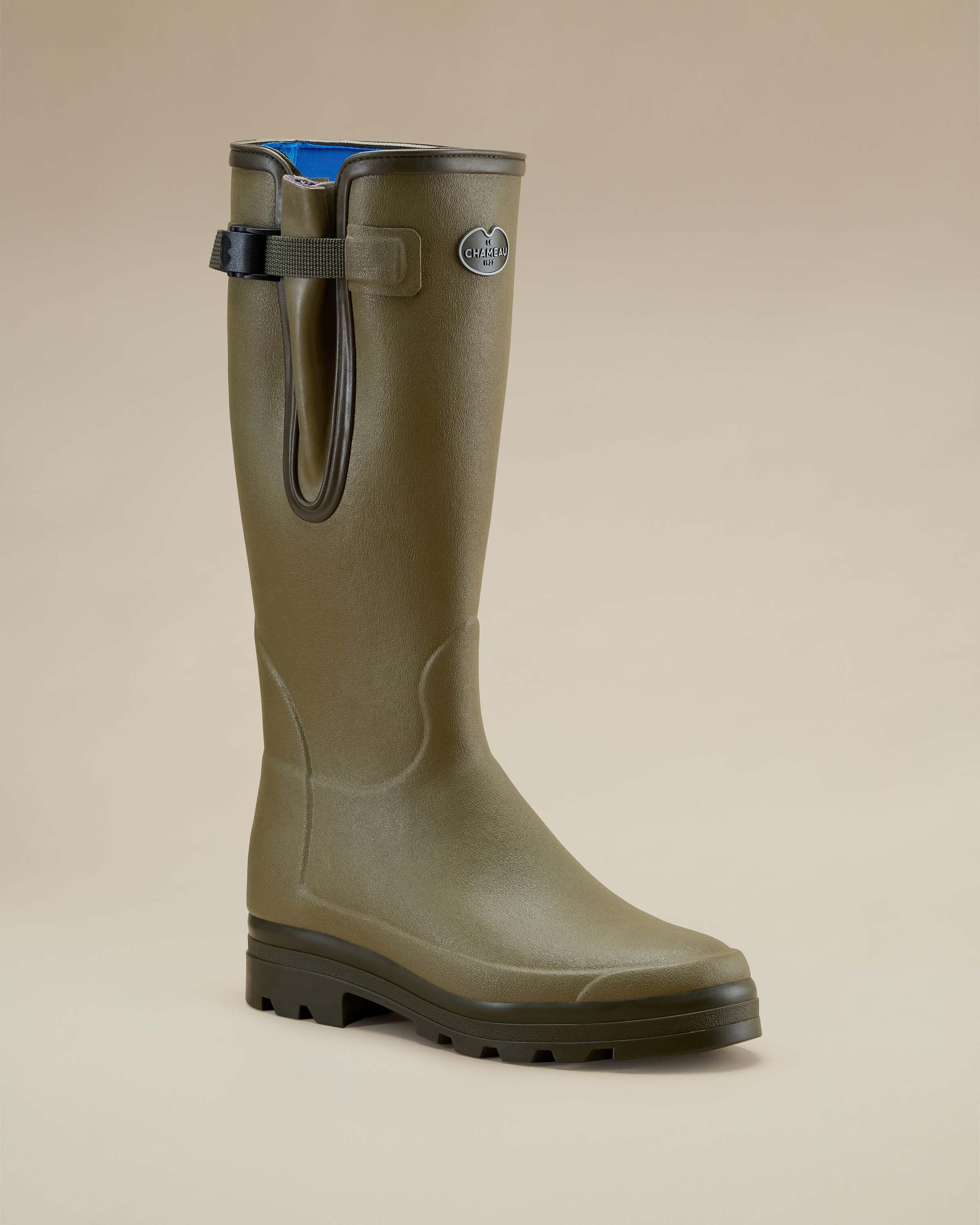 Men's Vierzonord Neoprene Lined Wellington Boot - Iconic Green - Image 8