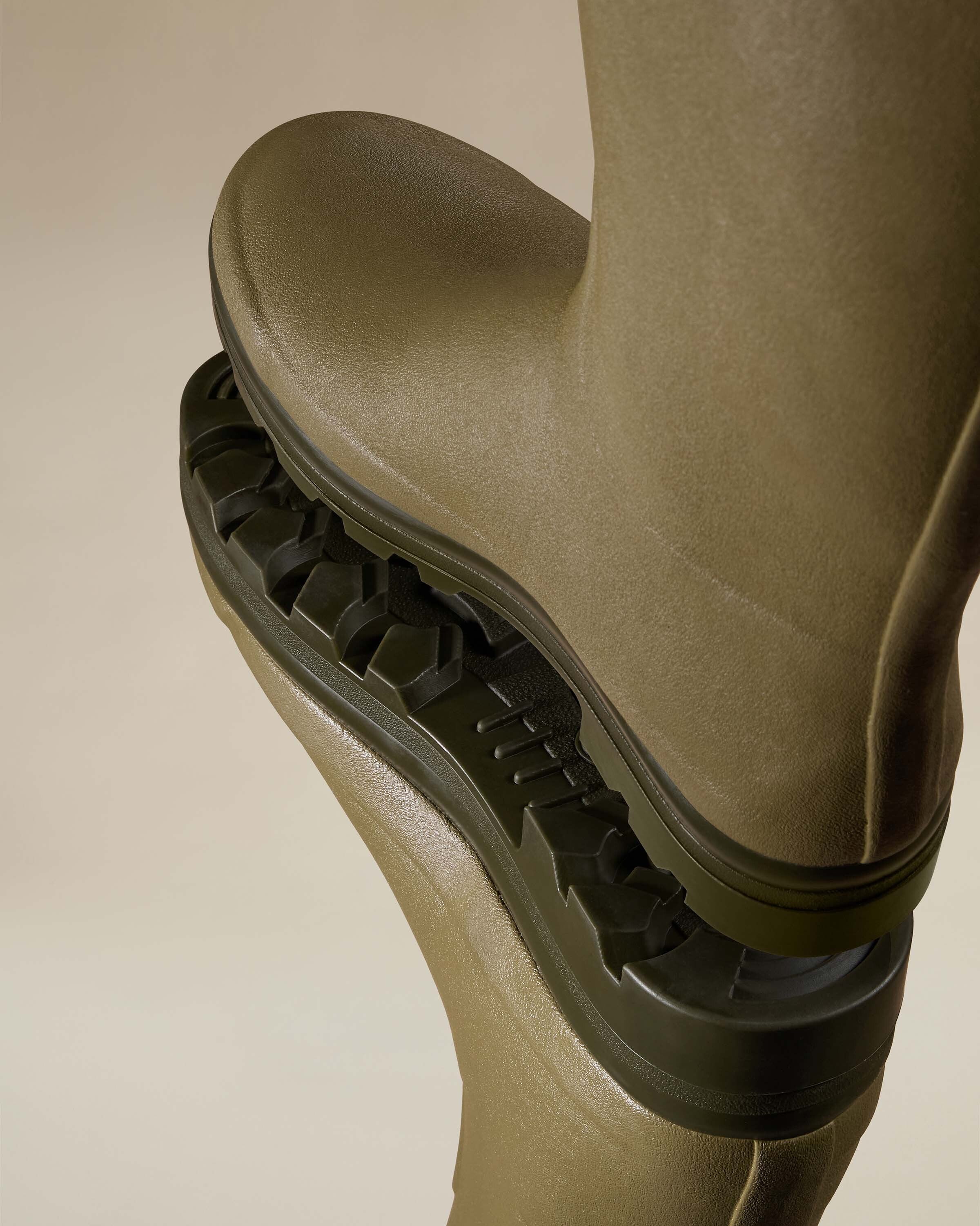 Men's Chasseur Neoprene Lined Wellington Boot - Iconic Green - Image 3