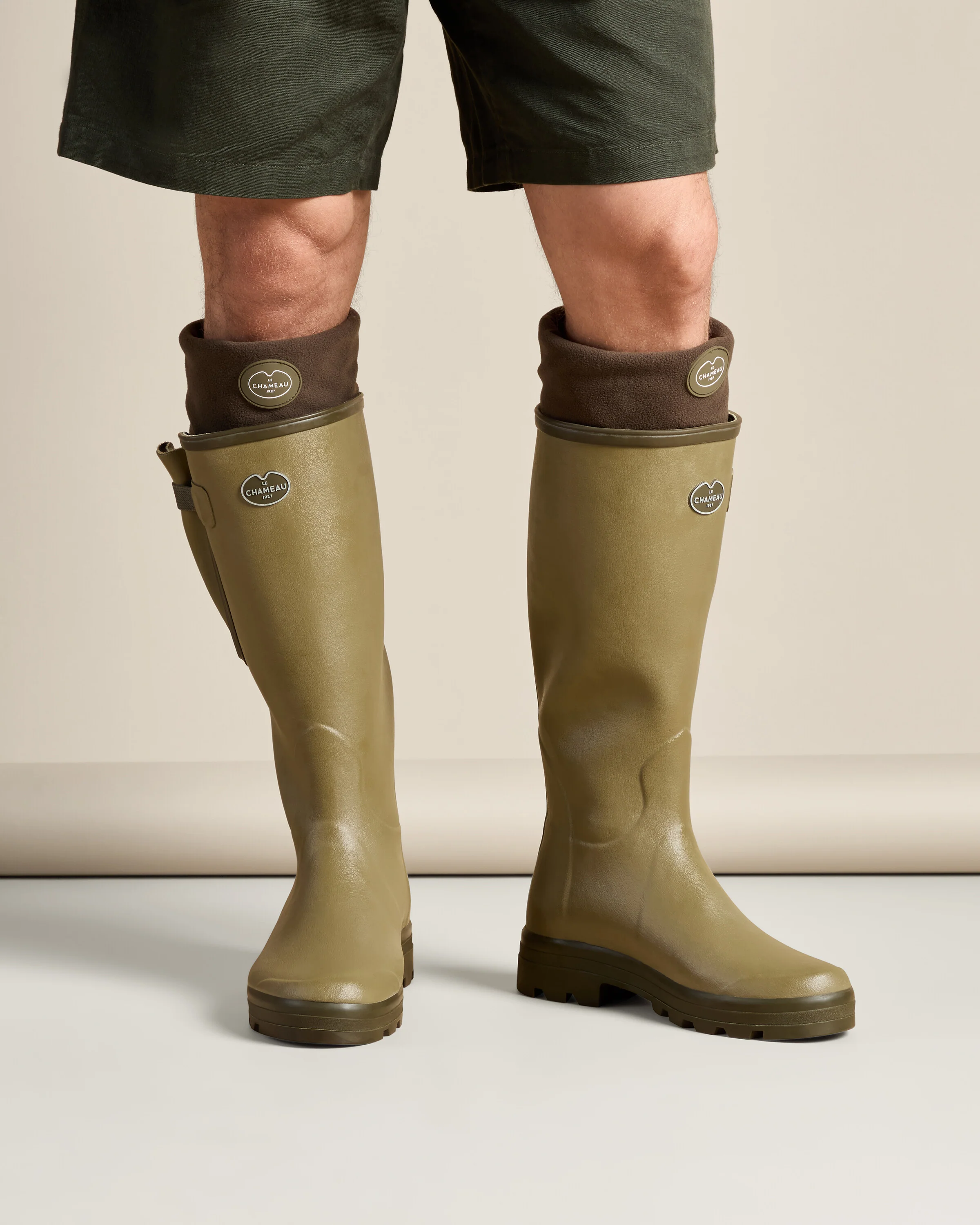 Fleece Boot Liners - Chameau Green - Image 3