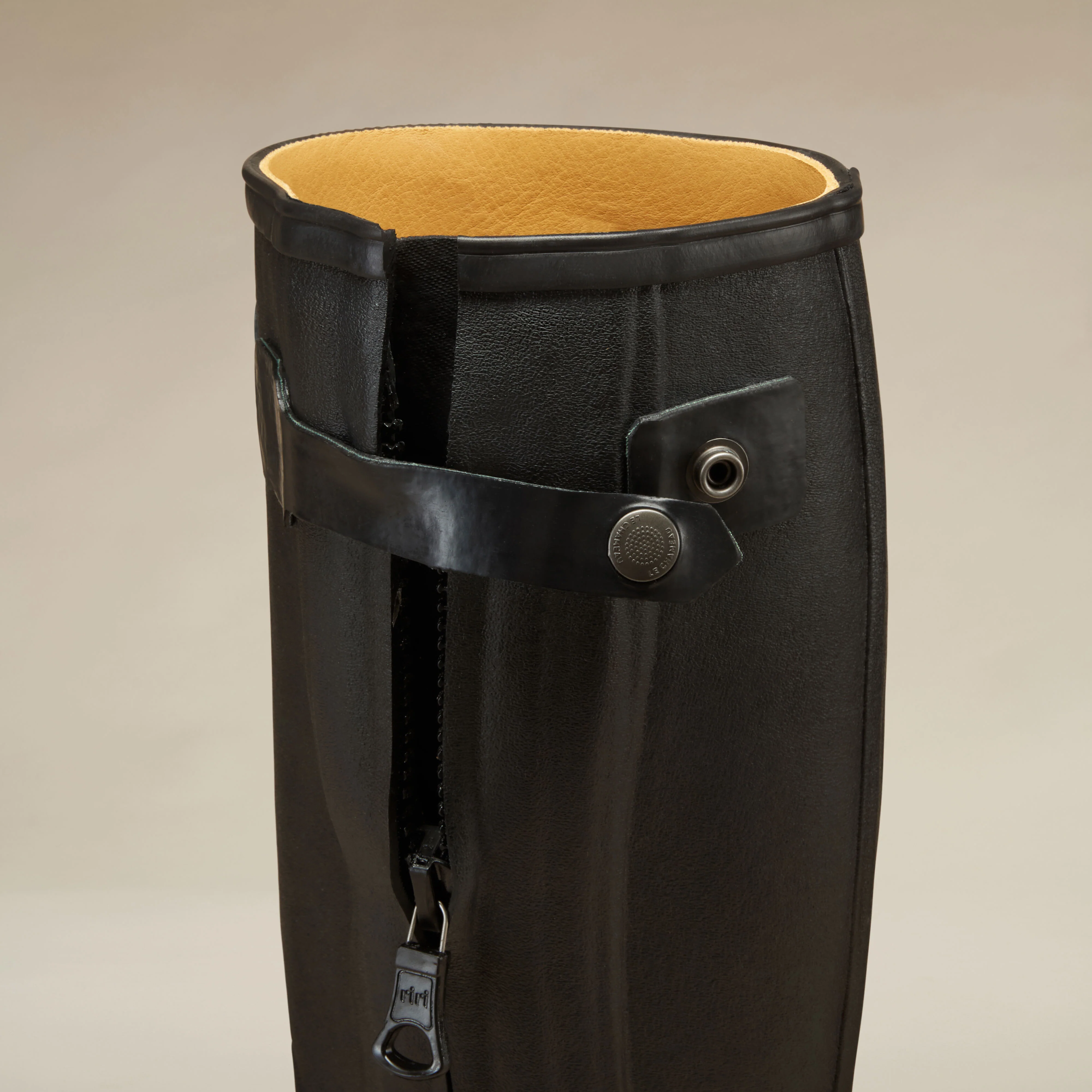 Women's Chasseur Leather Lined Wellington Boot - Black - Image 4