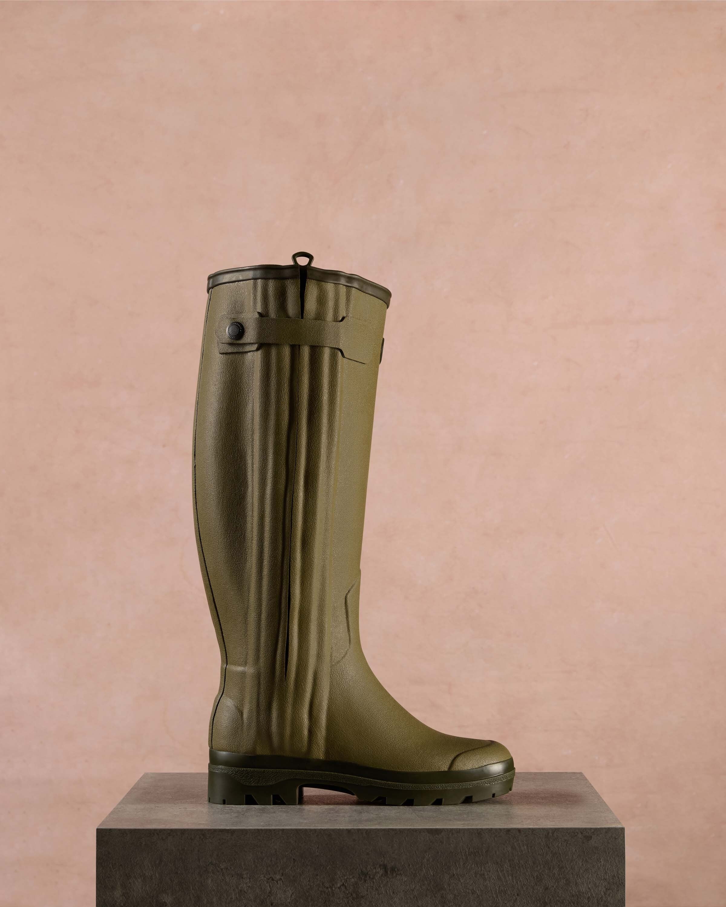 Women's Chasseur Leather Lined Wellington Boot - Iconic Green - Image 7