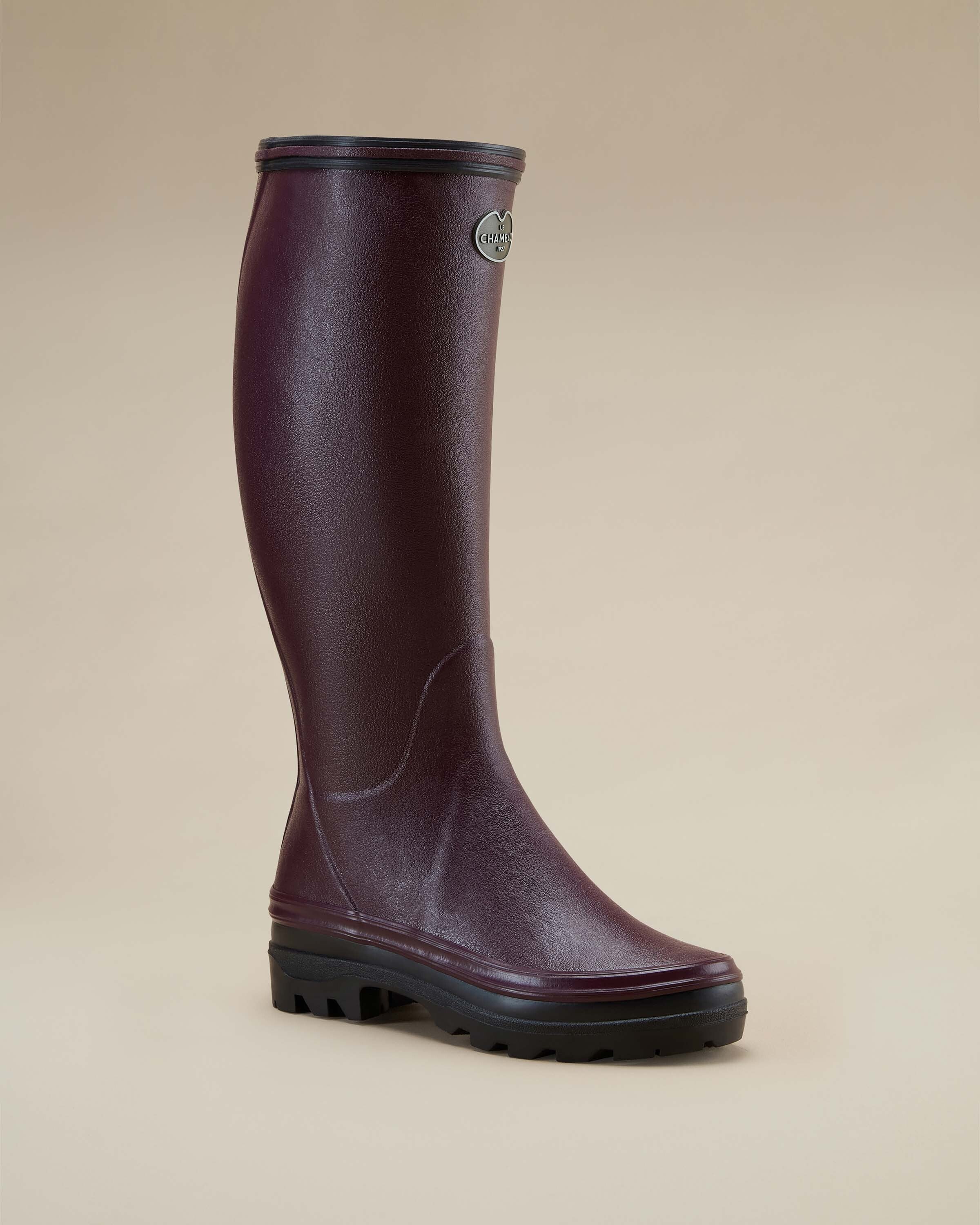 Women's Giverny Jersey Lined Wellington Boot - Cherry Red - Image 8