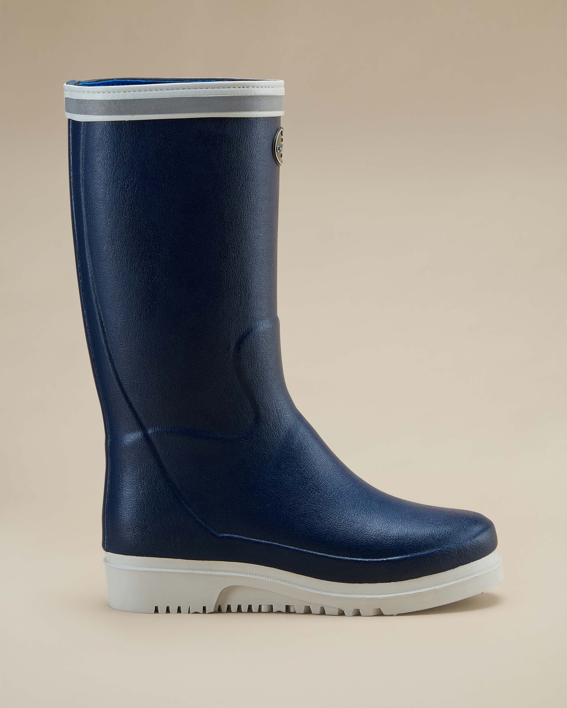 Women's Marinord Evo Neoprene Lined Wellington Boot - Marine Blue - Image 9