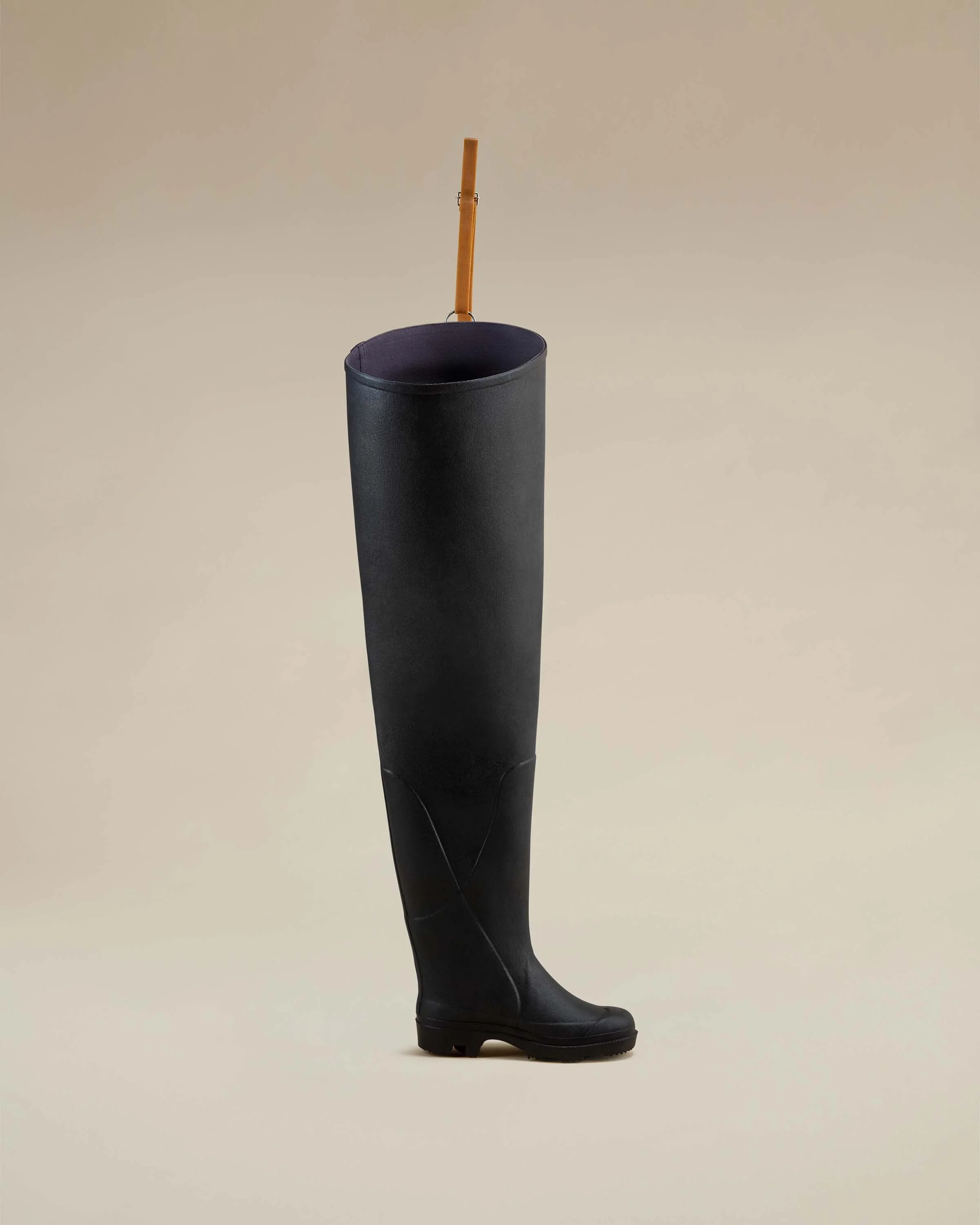 Women's Océane Ponti Lined Thigh Boot - Black - Image 5