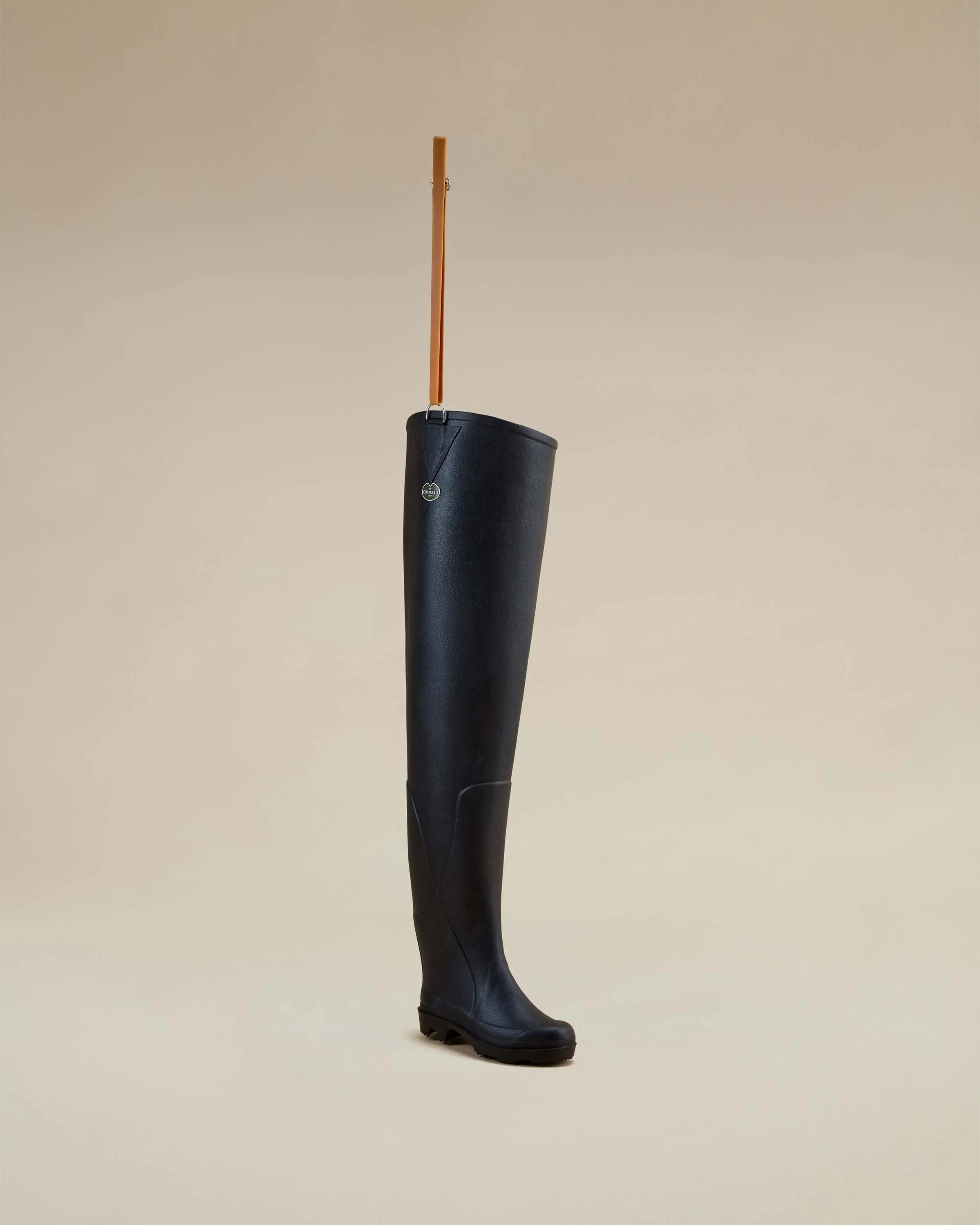 Women's Océane Ponti Lined Thigh Boot - Black - Image 9