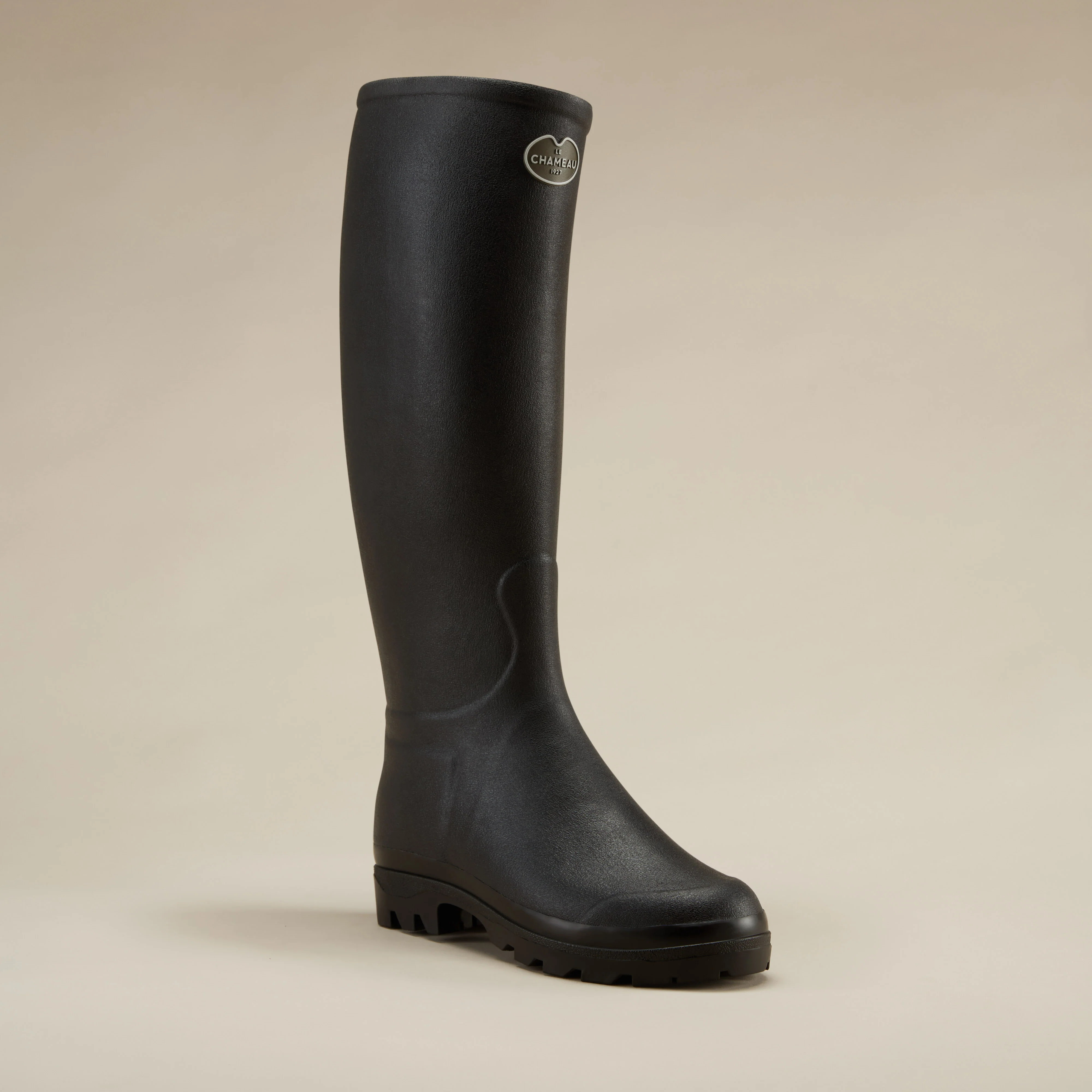 Women's Saint Hubert Leather Lined Wellington Boot - Black - Image 9