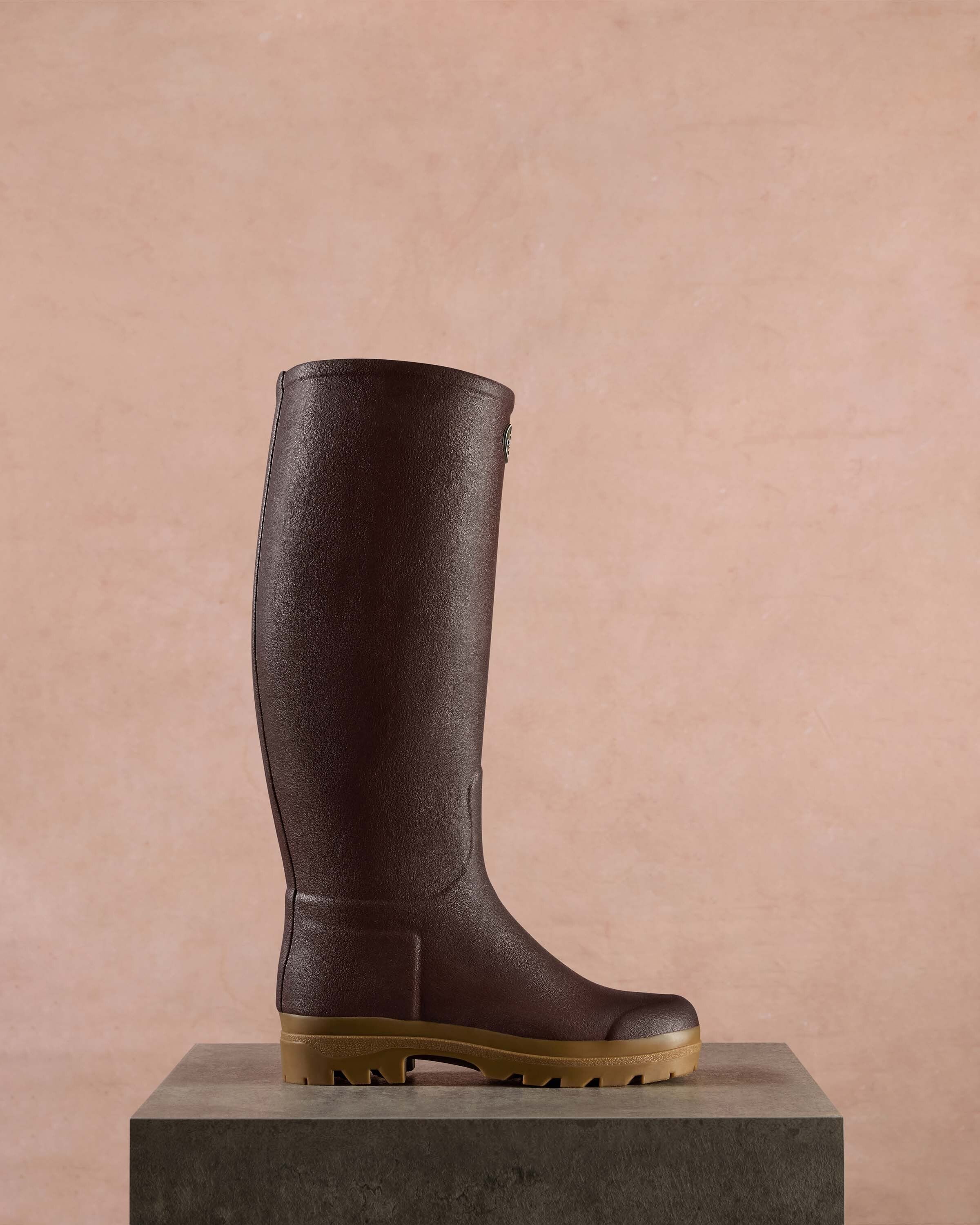 Women's Saint Hubert Leather Lined Wellington Boot - Brown - Image 6