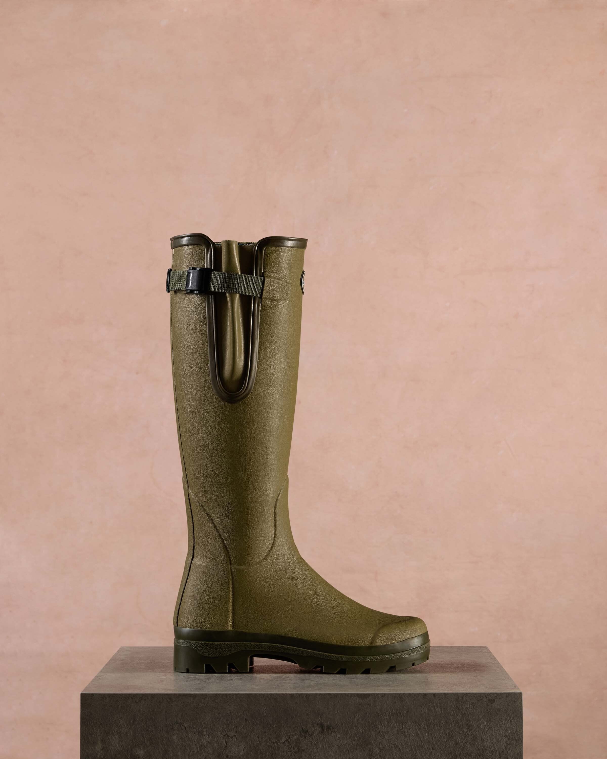 Women's Vierzon Jersey Lined Wellington Boot - Iconic Green - Image 7