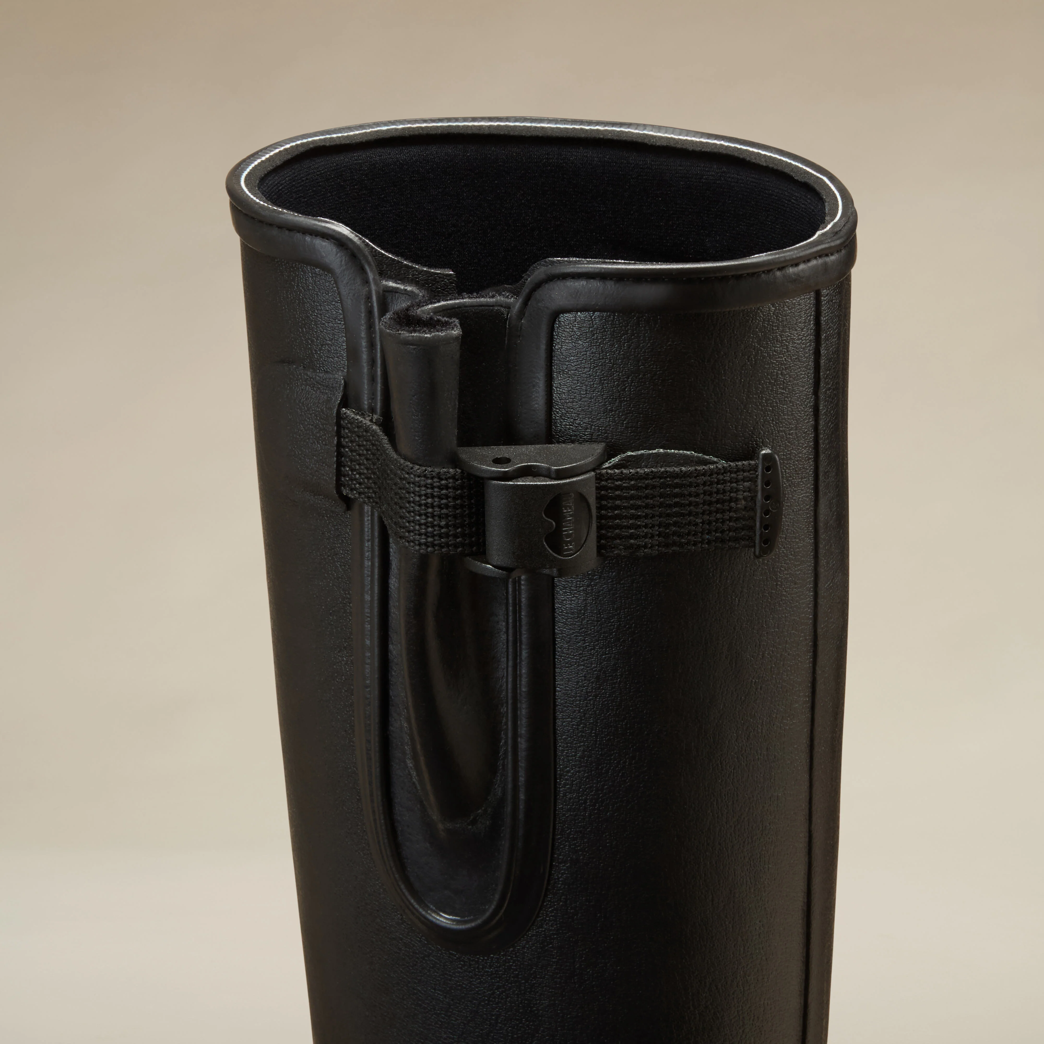 Women's Vierzonord Neoprene Lined Wellington Boot - Black - Image 4