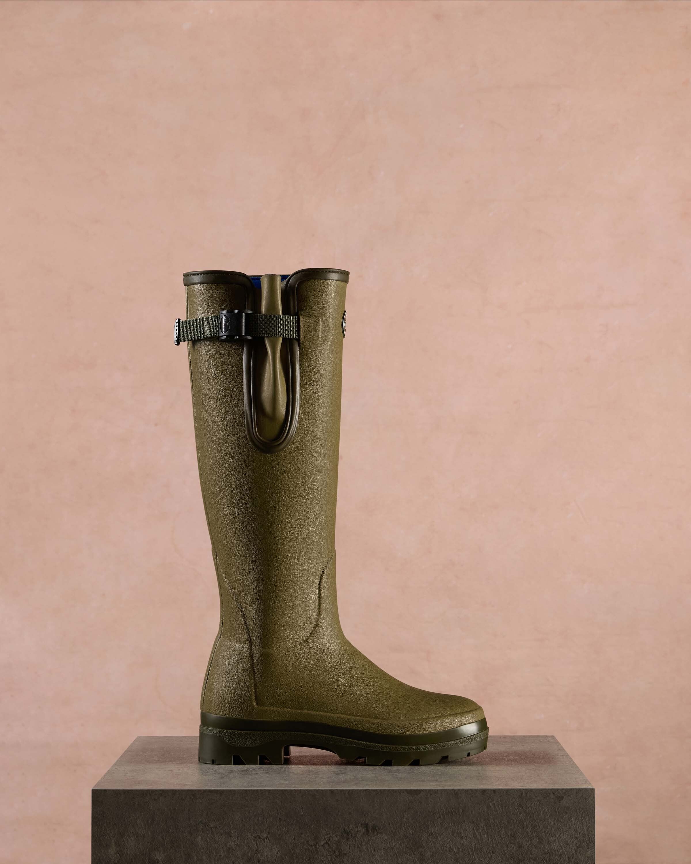 Women's Vierzonord Neoprene Lined Wellington Boot - Iconic Green - Image 7