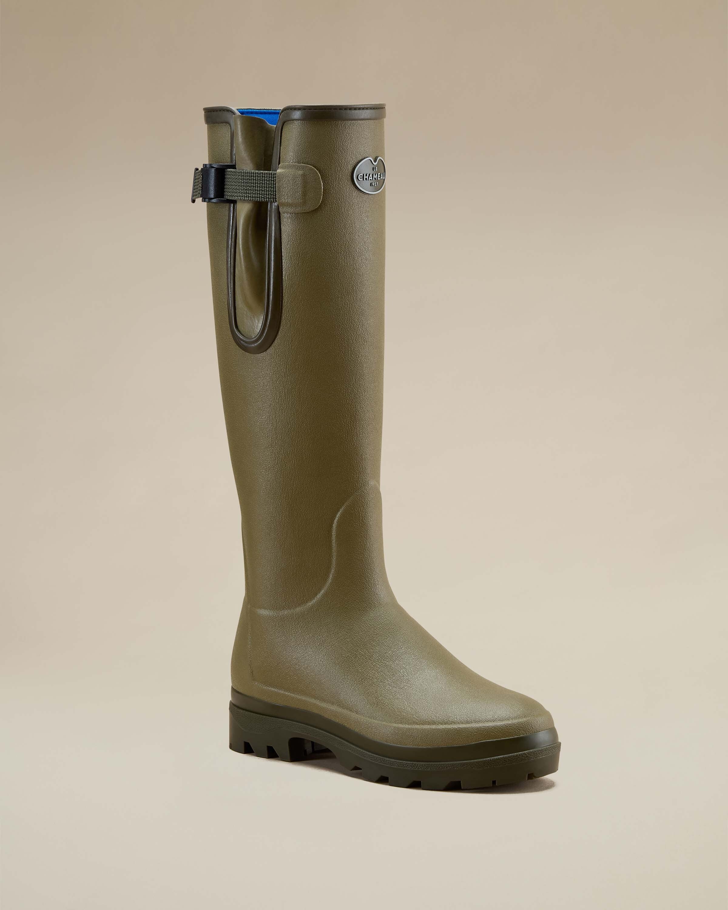 Women's Vierzonord Neoprene Lined Wellington Boot - Iconic Green - Image 9